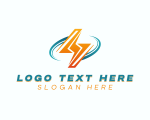 Electric - Electrical Thunder Lightning logo design