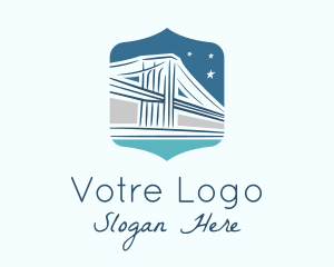 Brooklyn Bridge Badge Logo