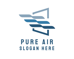 Air Circulation Ventilation  logo design