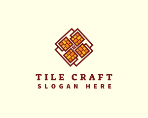 Brick Tile Flooring logo design