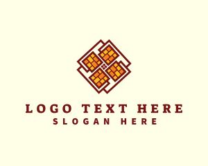 Tiling - Brick Tile Flooring logo design