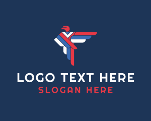 Zoology - Falcon Wingspan Letter F logo design