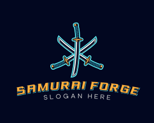 Samurai Sword Gaming logo design