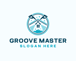 House - Pressure Wash House Keeping logo design