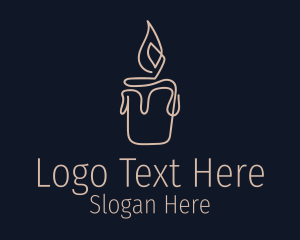 Spa Wax Candle  Logo