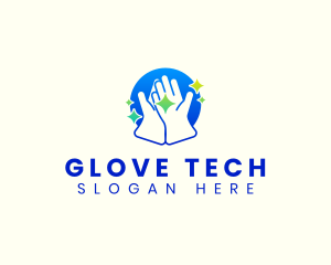 Hand Gloves Washing logo design