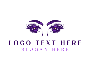 Lash Extension - Beauty Eye Cosmetics logo design