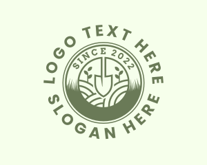 Eco - Yard Garden Shovel logo design