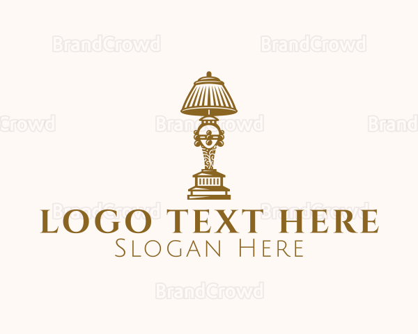 Victorian Ornate Lamp Logo