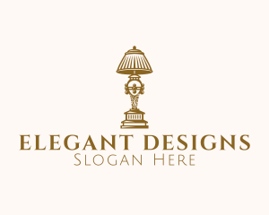 Ornate - Victorian Ornate Lamp logo design