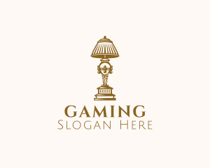 Lighting - Victorian Ornate Lamp logo design