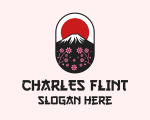 Mount Fuji Cherry Blossom Logo