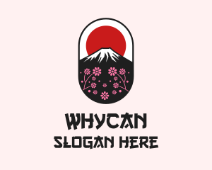 Mount Fuji Cherry Blossom Logo