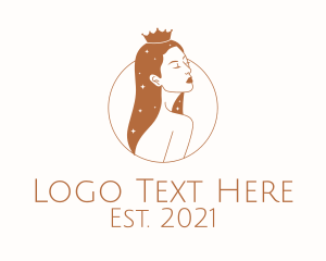 Crown - Beauty Queen Stylist logo design