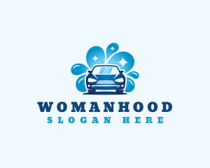 Car wash bubble Logo