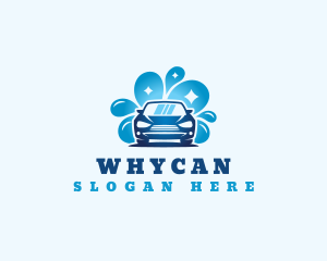 Car wash bubble Logo