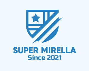 Generic - Blue Star Crest Shield logo design