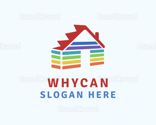 Rainbow Wood Cabin Logo