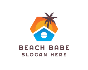 Summer Beach House logo design