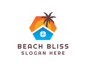 Summer Beach House logo design