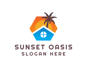 Summer Beach House logo design