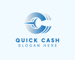 Loan - Gauge Measure Letter C logo design