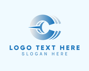 Search Engine - Gauge Measure Letter C logo design