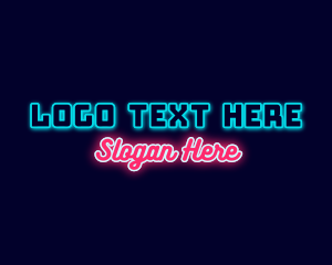 Led Signage - Neon Arcade Light logo design