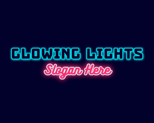 Neon Arcade Light logo design