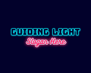 Neon Arcade Light logo design