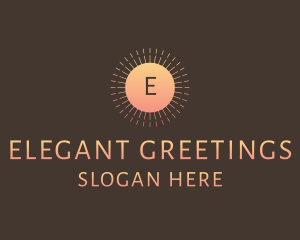 Elegant Sunshine Hotel logo design