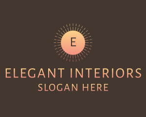 Elegant Sunshine Hotel logo design