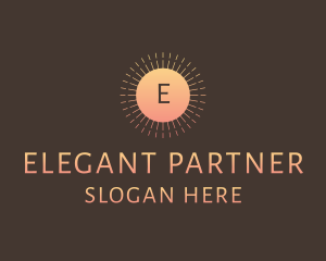 Elegant Sunshine Hotel logo design