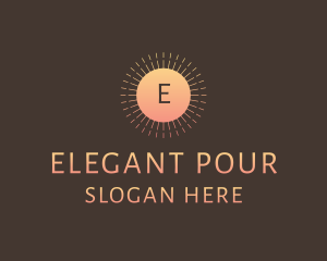 Elegant Sunshine Hotel logo design