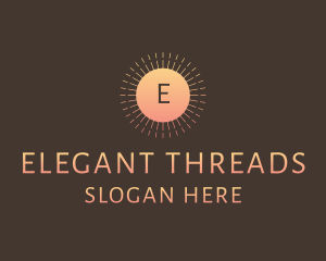 Elegant Sunshine Hotel logo design