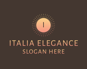 Elegant Sunshine Hotel logo design