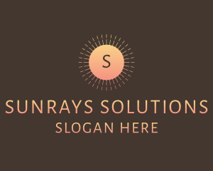 Elegant Sunshine Hotel logo design