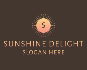 Elegant Sunshine Hotel logo design