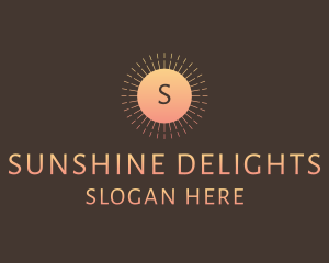 Sunshine - Elegant Sunshine Hotel logo design