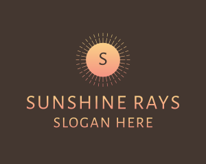 Elegant Sunshine Hotel logo design