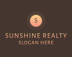 Elegant Sunshine Hotel logo design