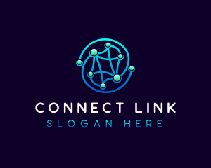 Link Network Technology logo design