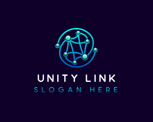 Link Network Technology logo design