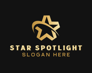 Talent Show - Swoosh Star Agency logo design