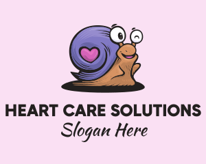 Love Shell Snail logo design