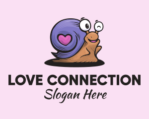 Love Shell Snail logo design