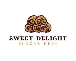 Sweet Cinammon Rolls logo design