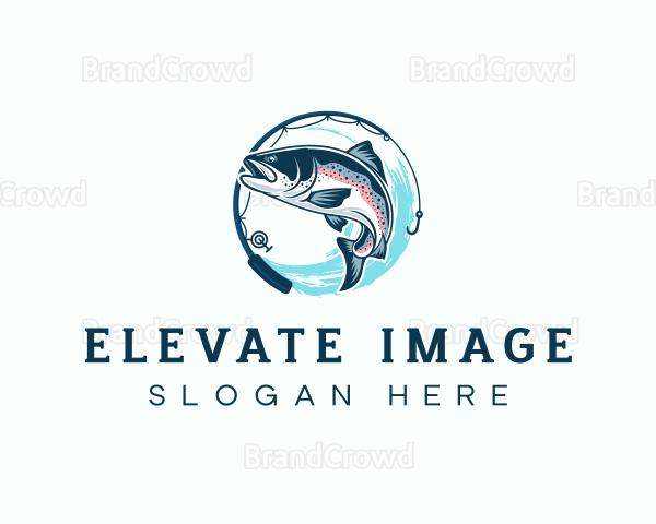 Marine Fishing Seafood Logo