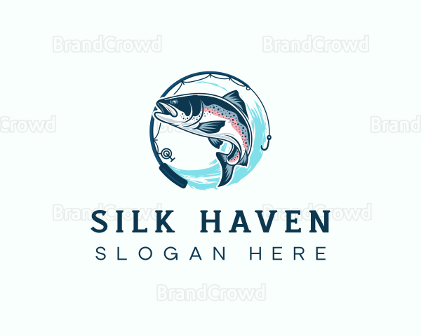 Marine Fishing Seafood Logo