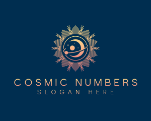 Cosmic Moon Sun logo design